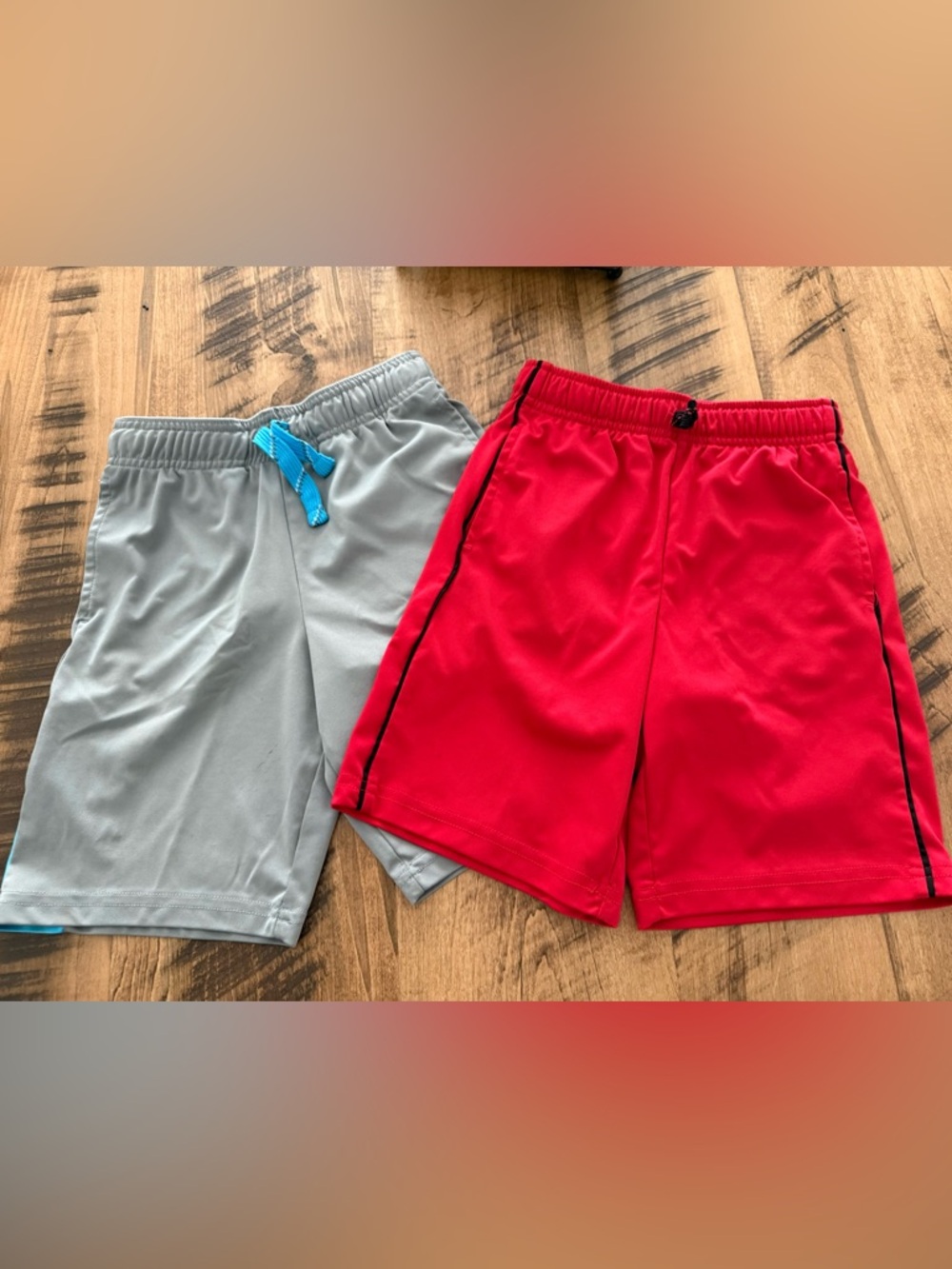 jumping beans Boys Red and Gray Kids Athletic Shorts